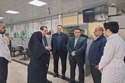 قدردانی از پایداری کادر سلامت در جنگ؛ بازدید نوروزی رئیس دانشگاه علوم پزشکی تهران از اورژانس بیمارستان فارابی